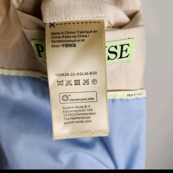 Scotch & Soda Mens |L| Summer Edition Unconstructed Double Breasted Blazer - Picture 9 of 11